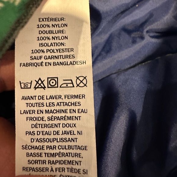 L.L. Bean Boy's Snow Pants Glacier Summit Ink Blue Geo Ski Pants Sz 14 - Picture 14 of 15